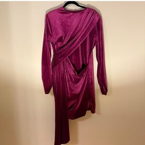 JessaKae velour Noor fuschia dress 1xl